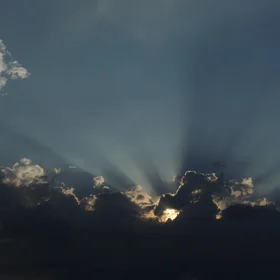 Crepuscular rays