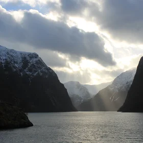 The Nærøyfjord in Norway