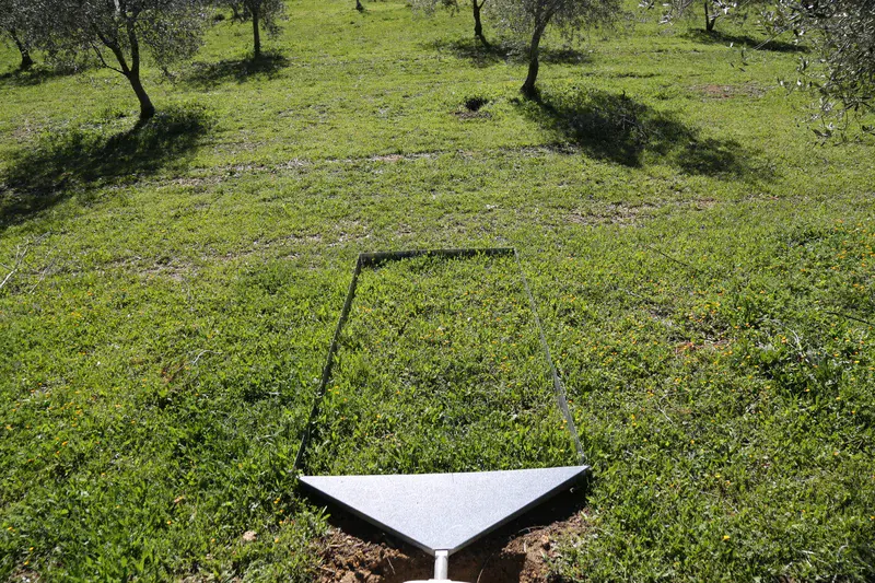 Soil erosion plots in olive orchards