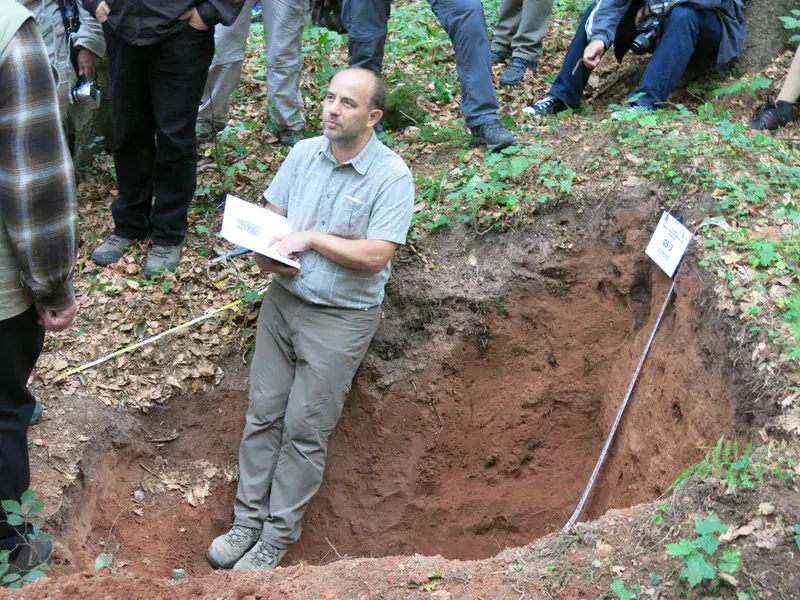 Soil Scientists in action. Cezary Kabala. Poland