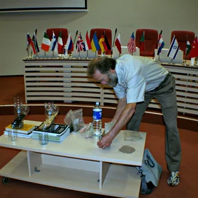 Indoors soil erosion, by Pete