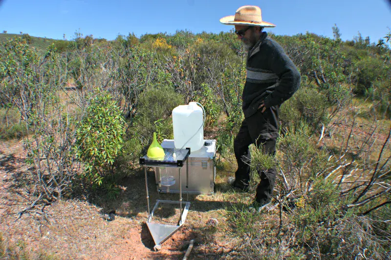 Soil scientists in action: Arturo