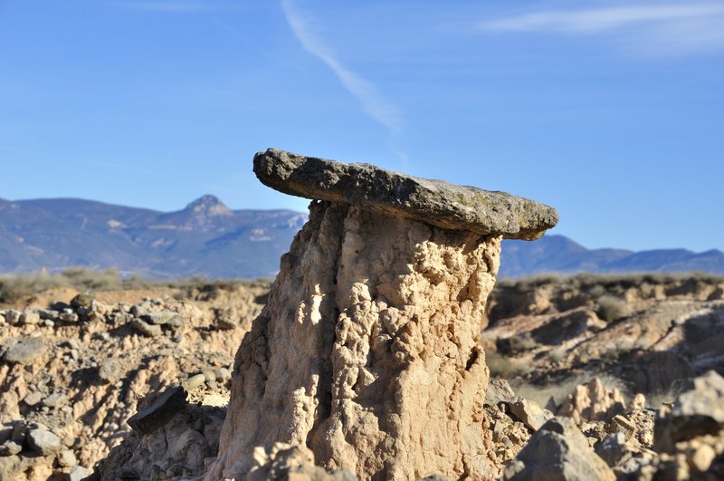 Erosion pedestal