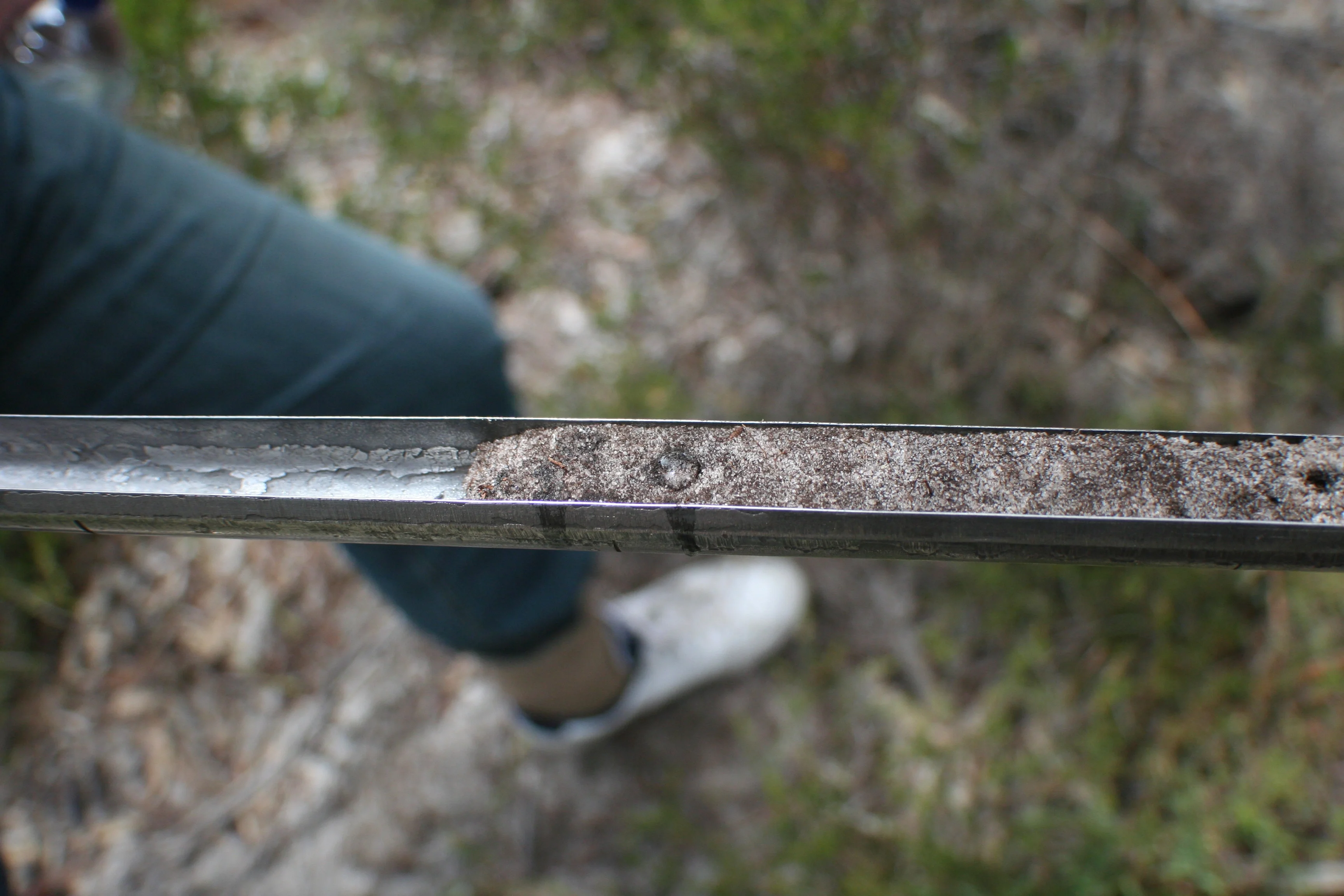 Subsurface soil water repellency