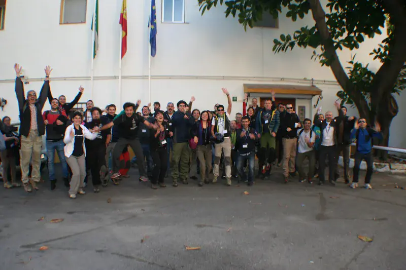 Participants in the FUEGORED2015 meeting, Málaga, Spain