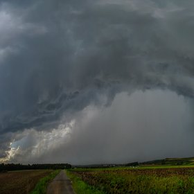 Storm in the Weinviertel, Lower Austria