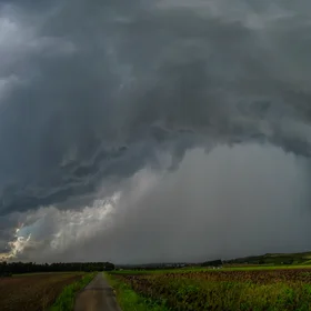 Storm in the Weinviertel, Lower Austria