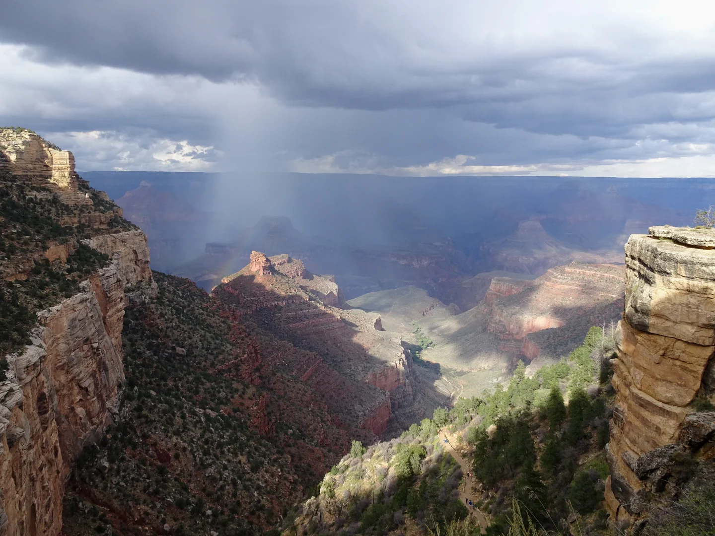 Downburst of rain adds to erosion