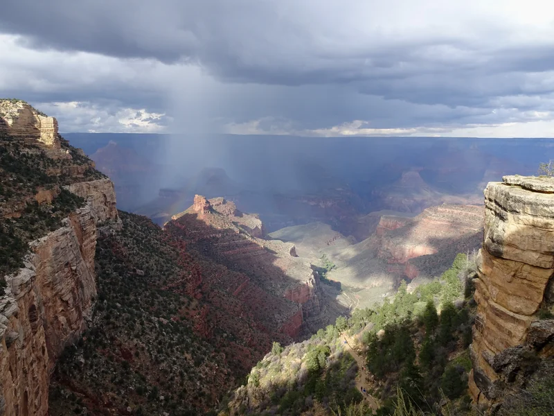 Downburst of rain adds to erosion