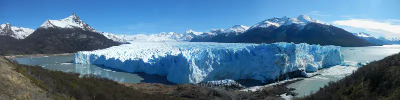 Perito Moreno Glacier terminus and Brazo Rico discharge, Argentina