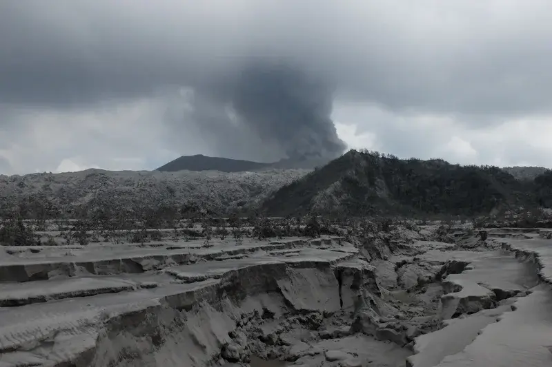 Dukono volcano
