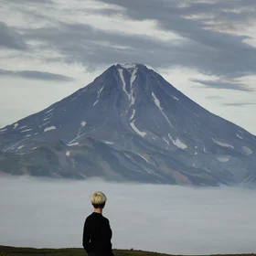 Volcano in Kamchatka