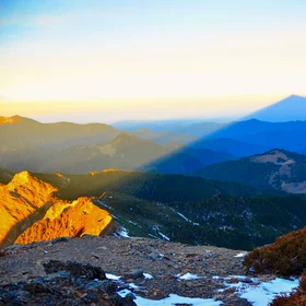 Mountain Shadow over Taiwan