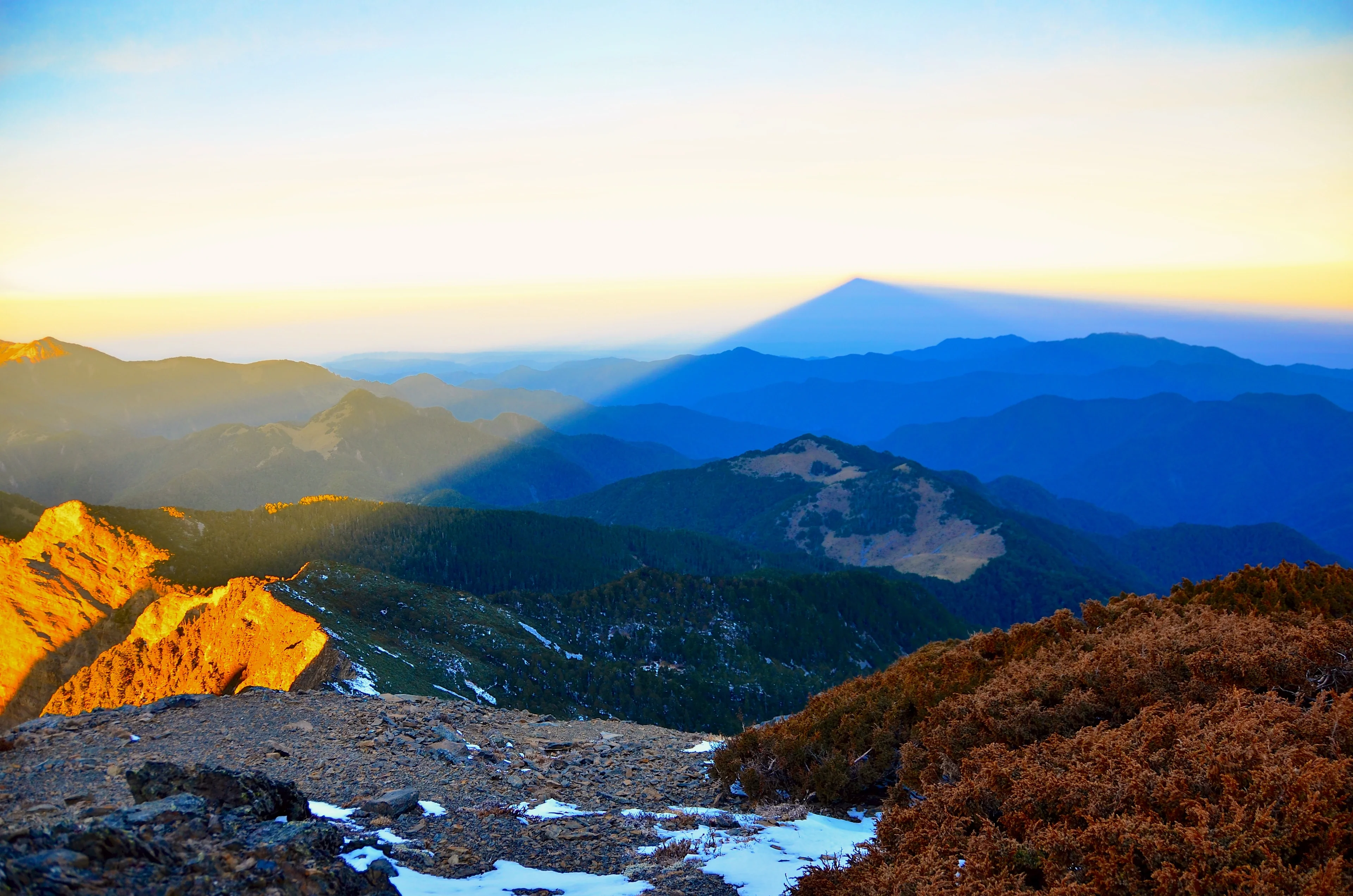 Mountain Shadow over Taiwan