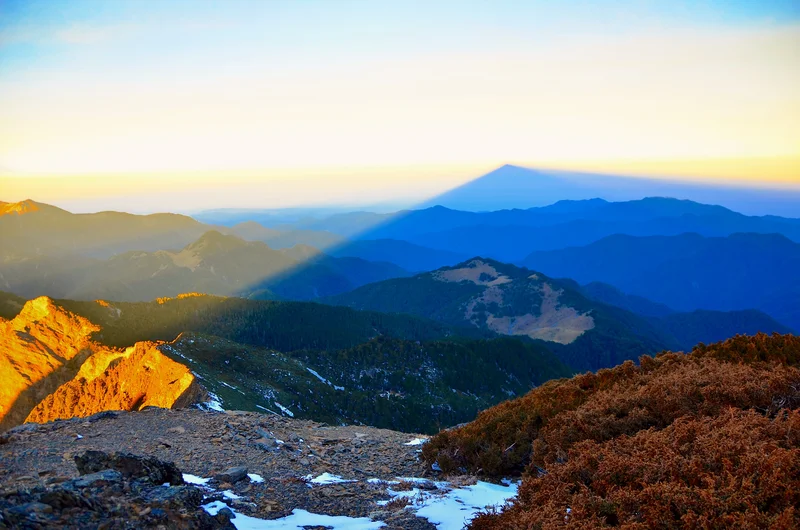 Mountain Shadow over Taiwan
