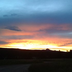 Sunset at Pike National Forest