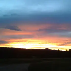 Sunset at Pike National Forest