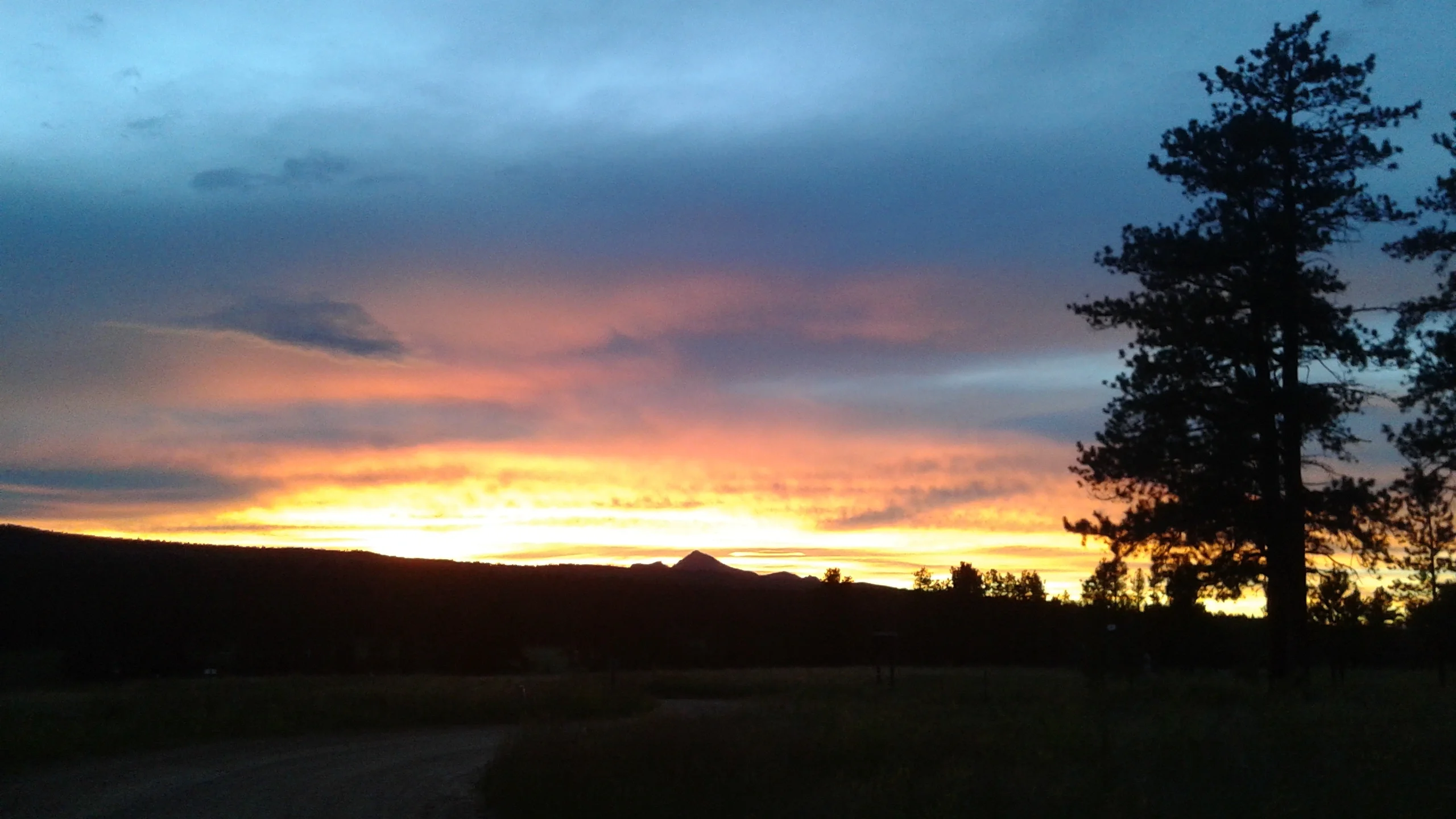 Sunset at Pike National Forest