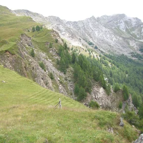 Ganderberg landslide - Deep-Seated Gravitational Slope Deformation crown