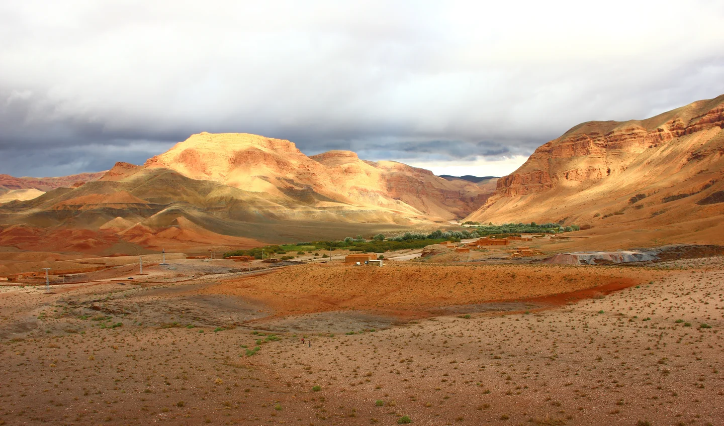 Small miner's village Sidi Ayed, Boulemane Province, Morocco