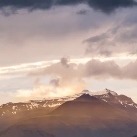 Sunset in Iceland