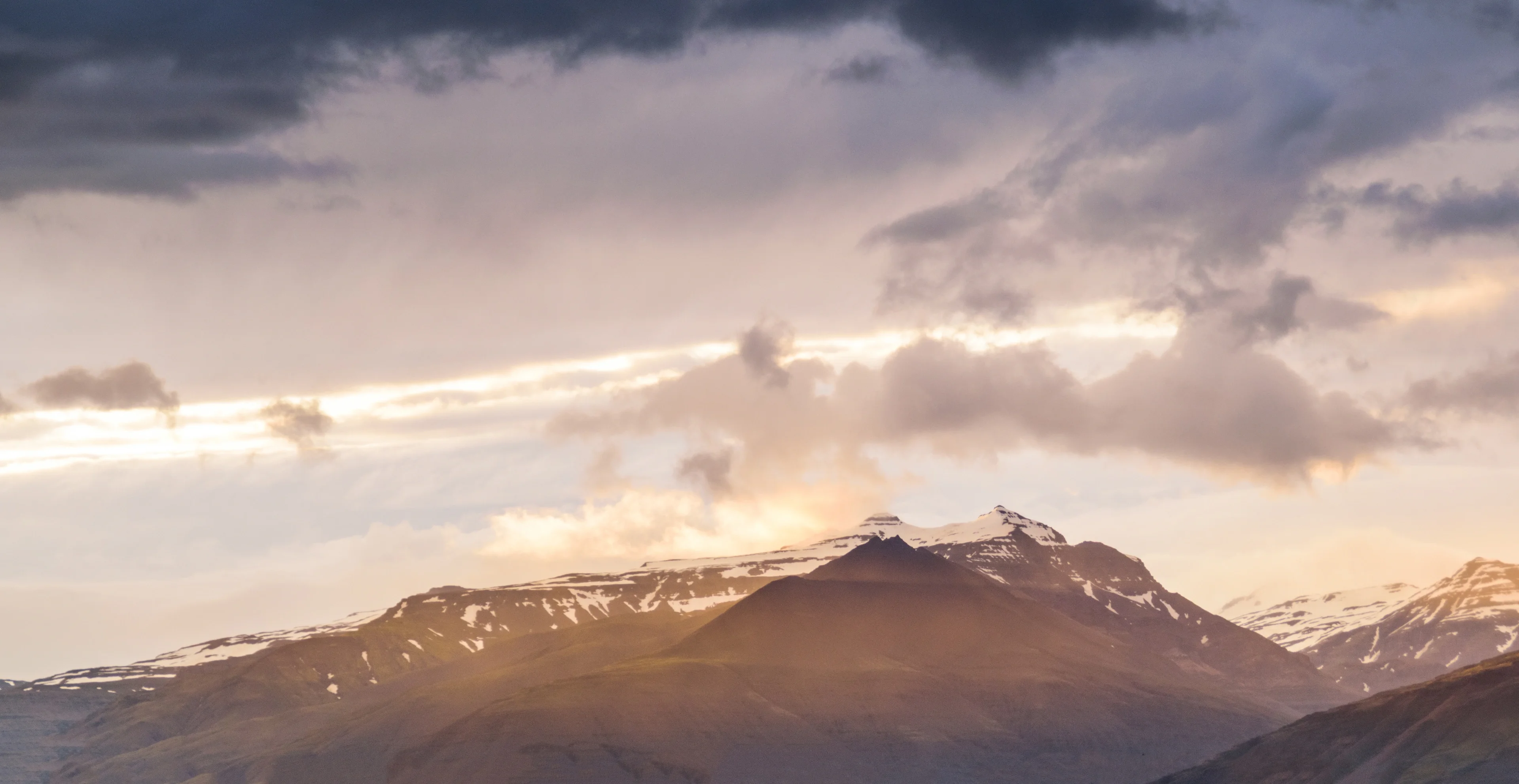 Sunset in Iceland