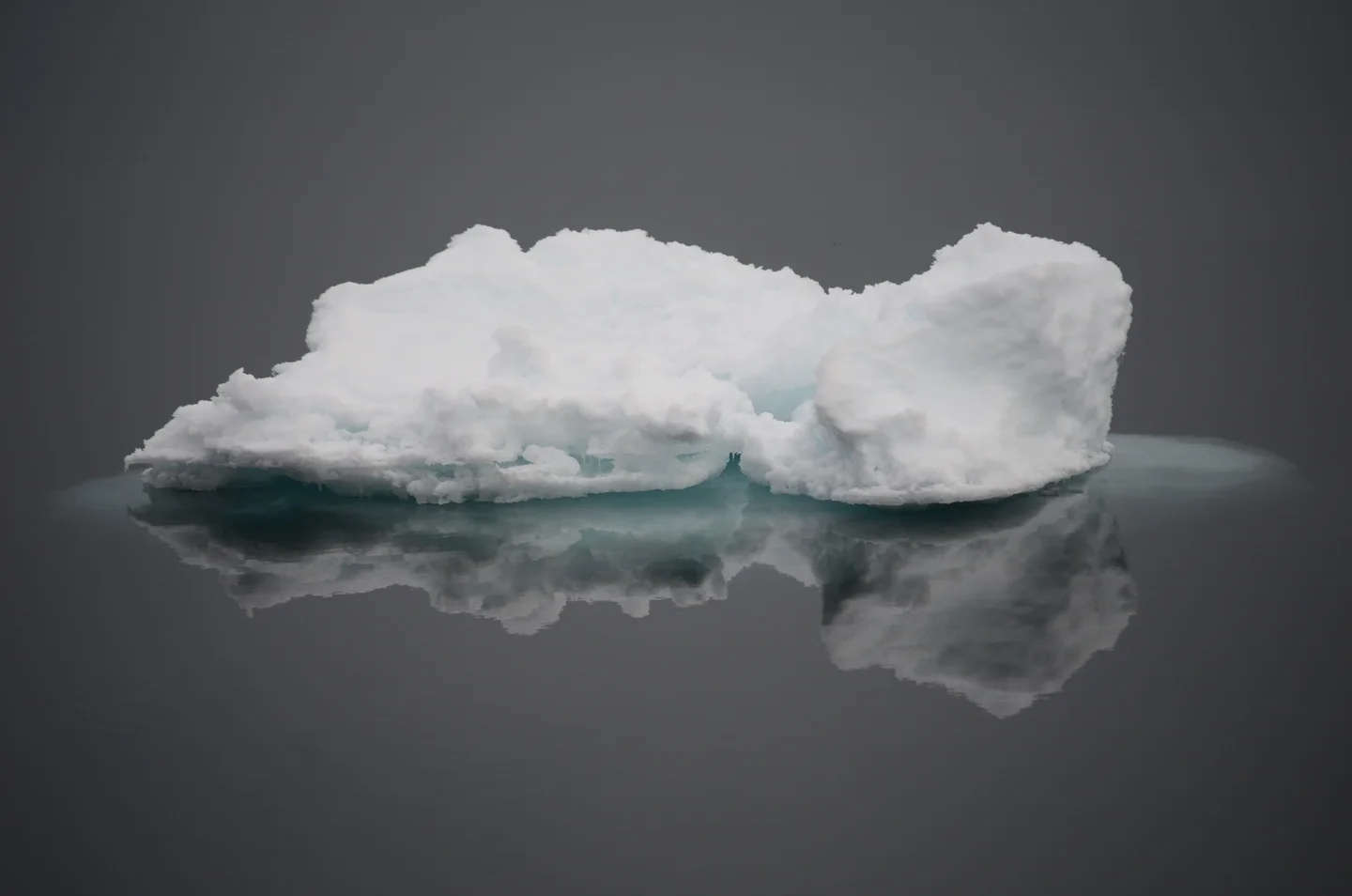Floating sea ice