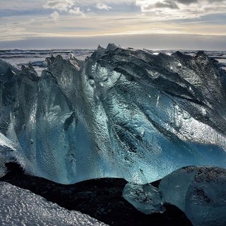Glowing Ice