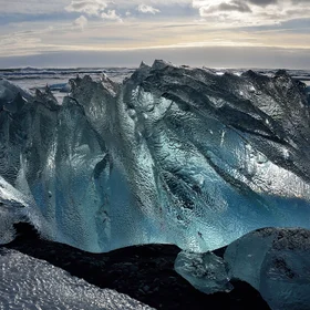 Glowing Ice