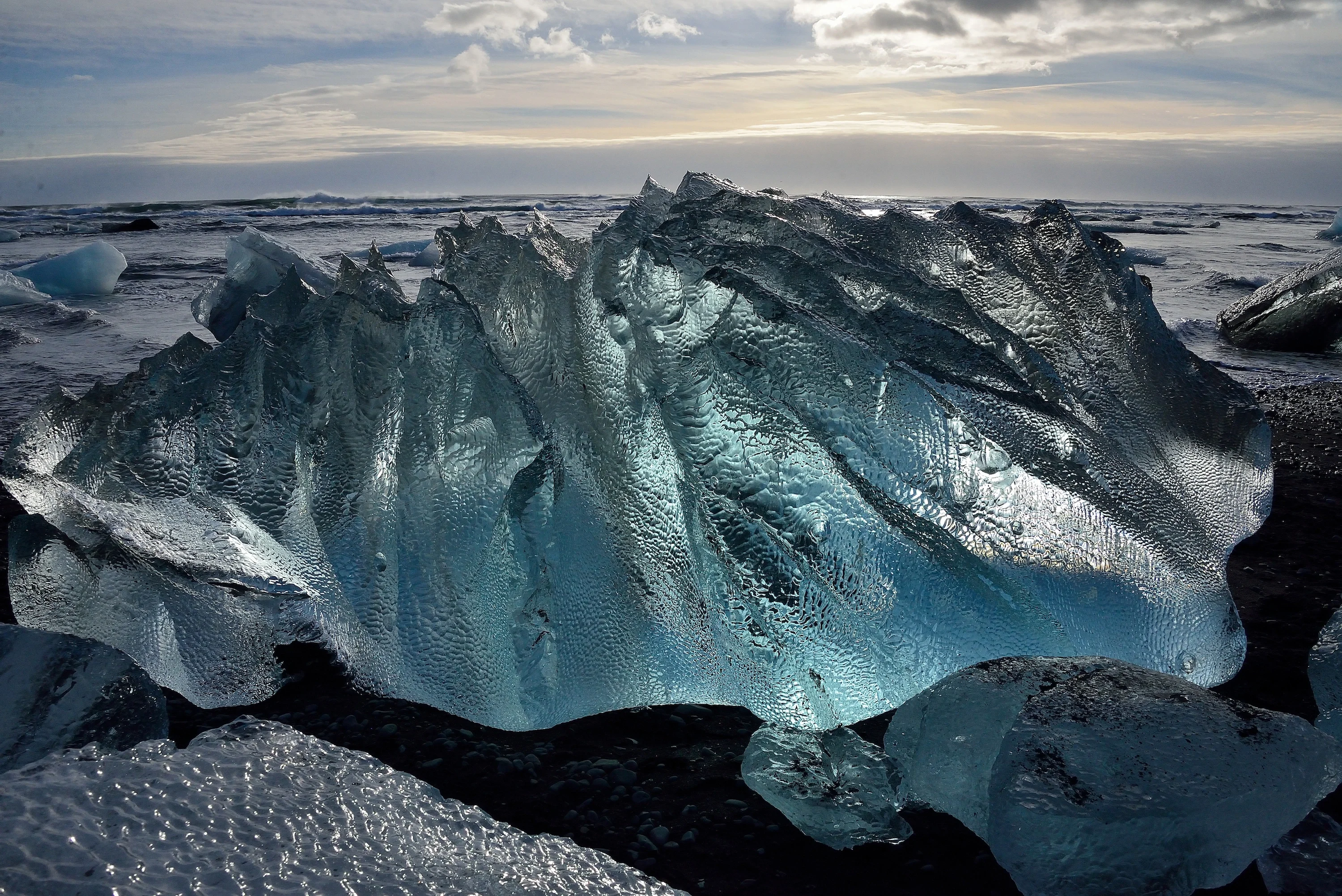 Glowing Ice