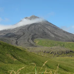 Lava Highway in Kanaga Island (Western Aleutians, Alaska, US)