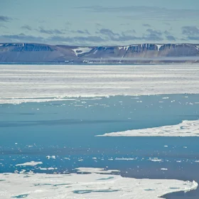 Broken up ice Lancaster Sound