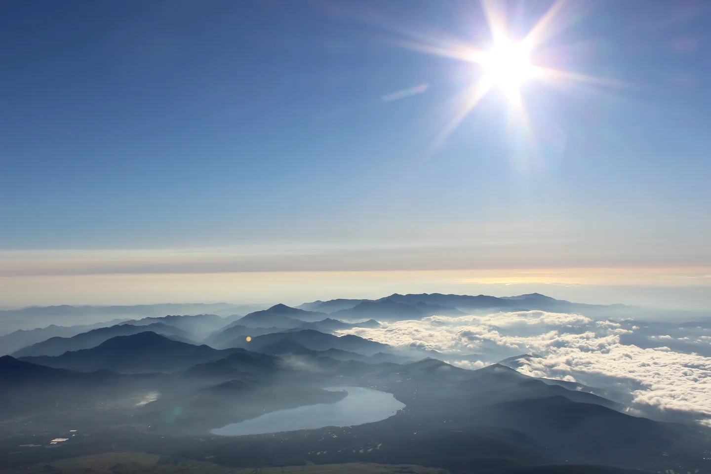 Sunrise at Mount Fuji