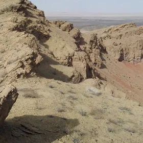 view of the Navab anticline (Eastern Kashan, Iran)