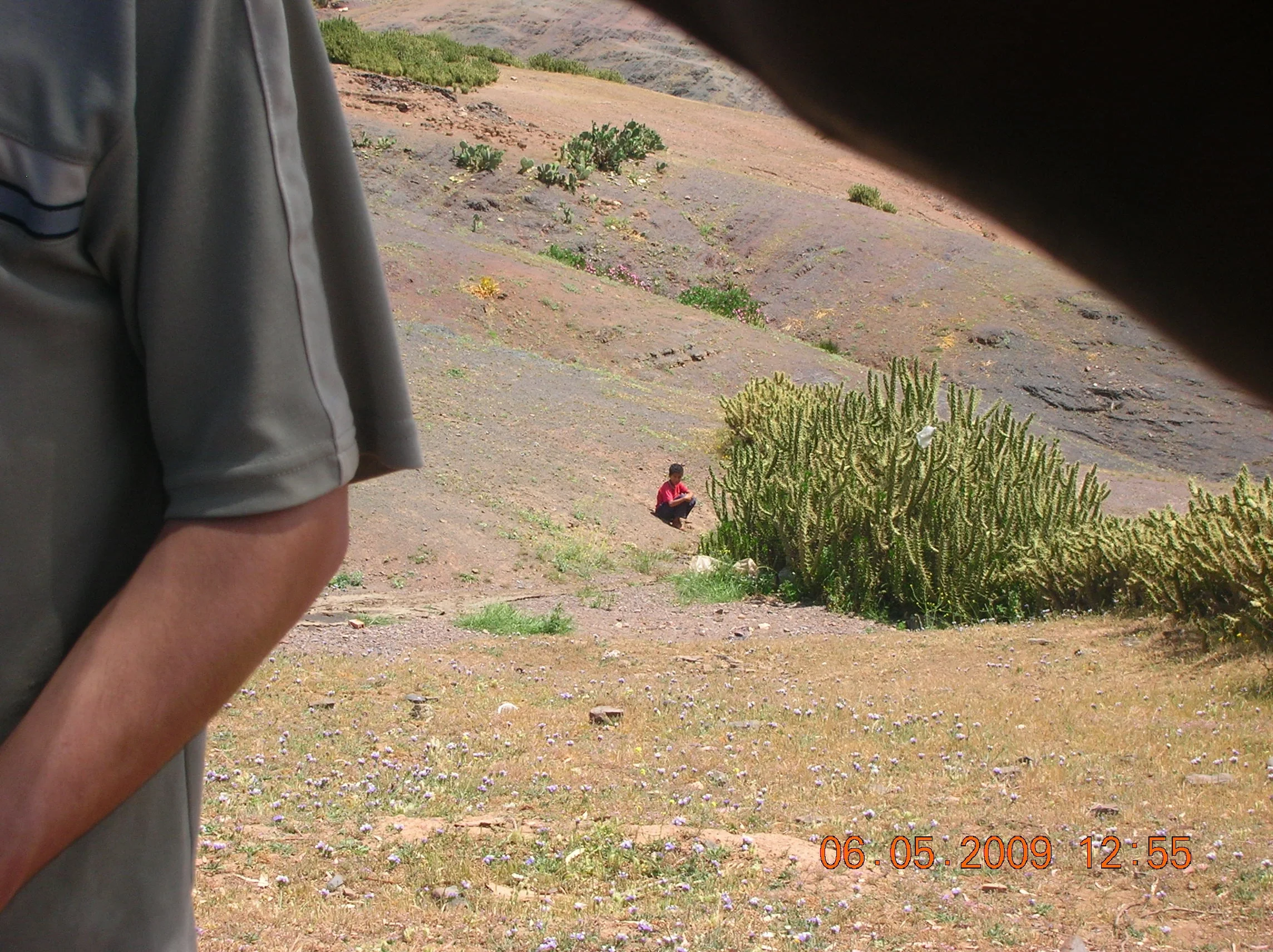 Child in desert