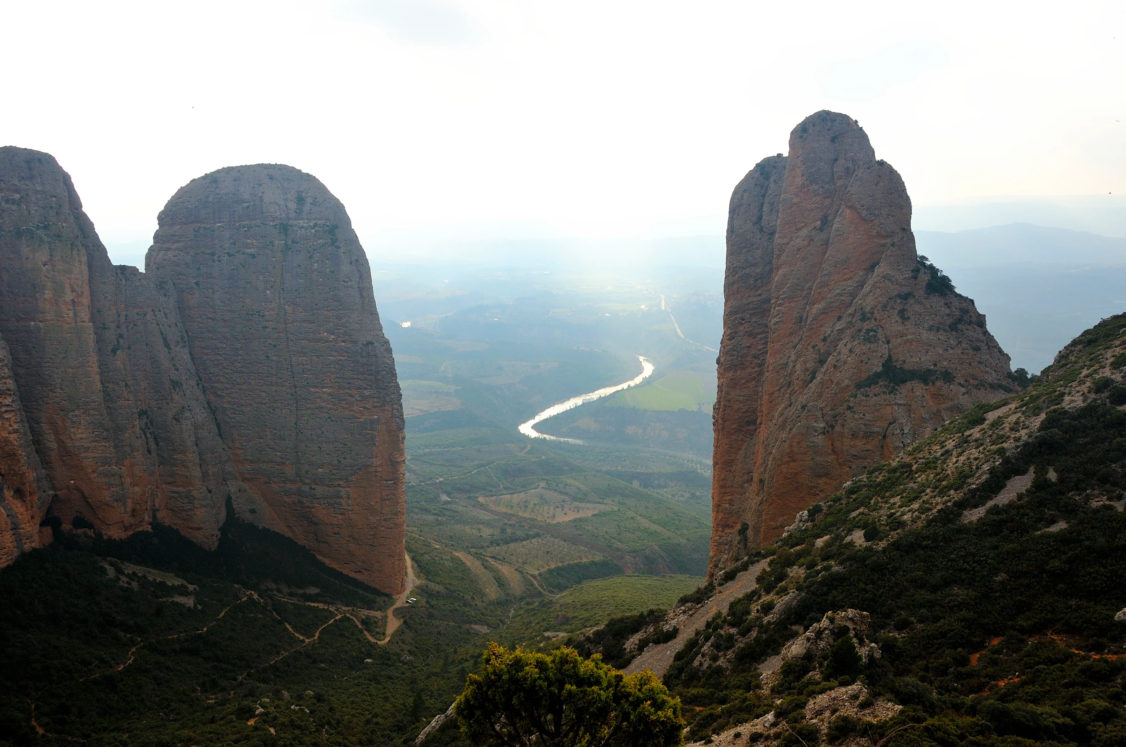 A view between conglomerates