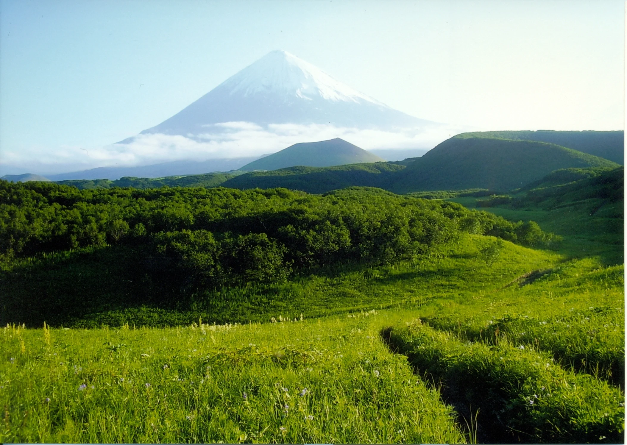 Kljucevskaja, the highest volcano in Kamtschatka, 4 750 m