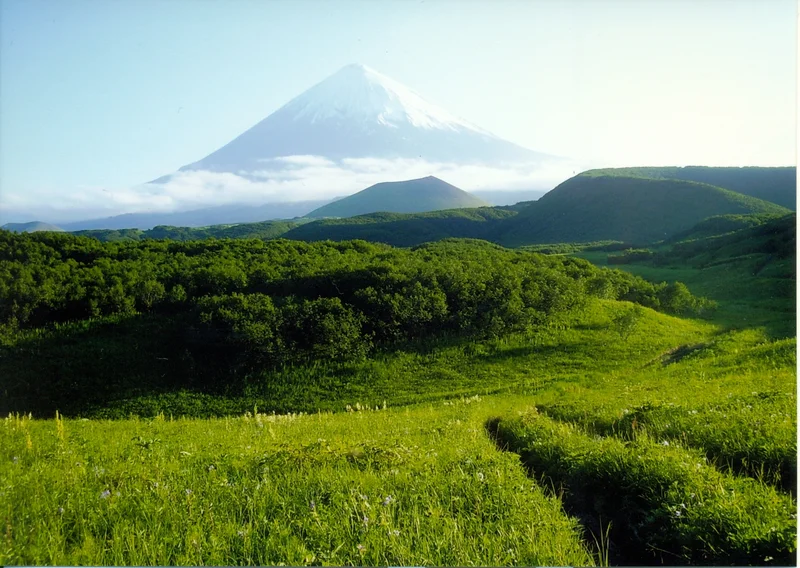 Kljucevskaja, the highest volcano in Kamtschatka, 4 750 m