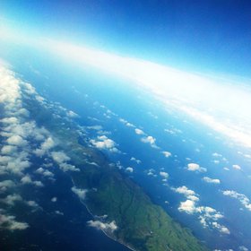 Saint George between the clouds