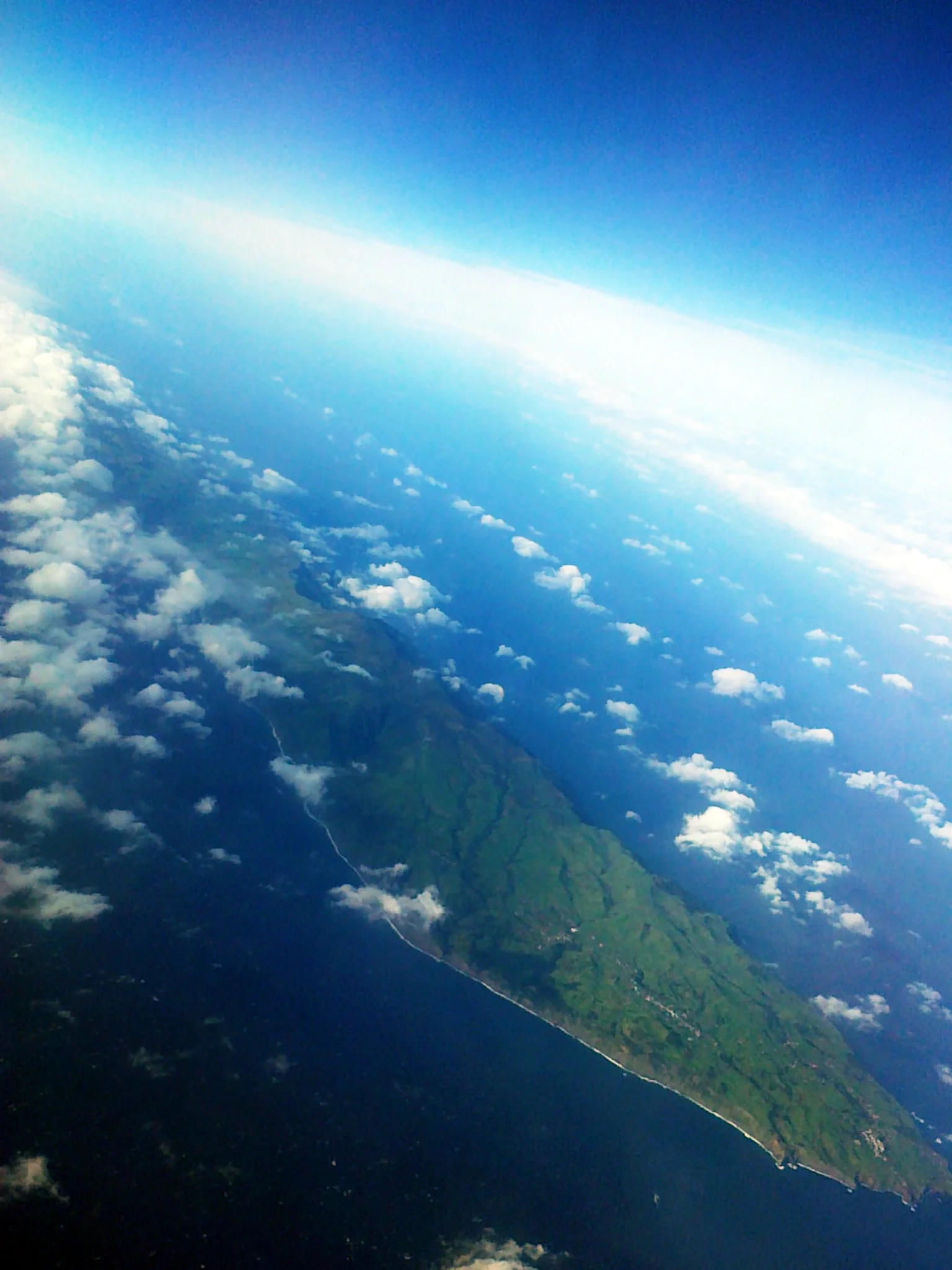 Saint George between the clouds