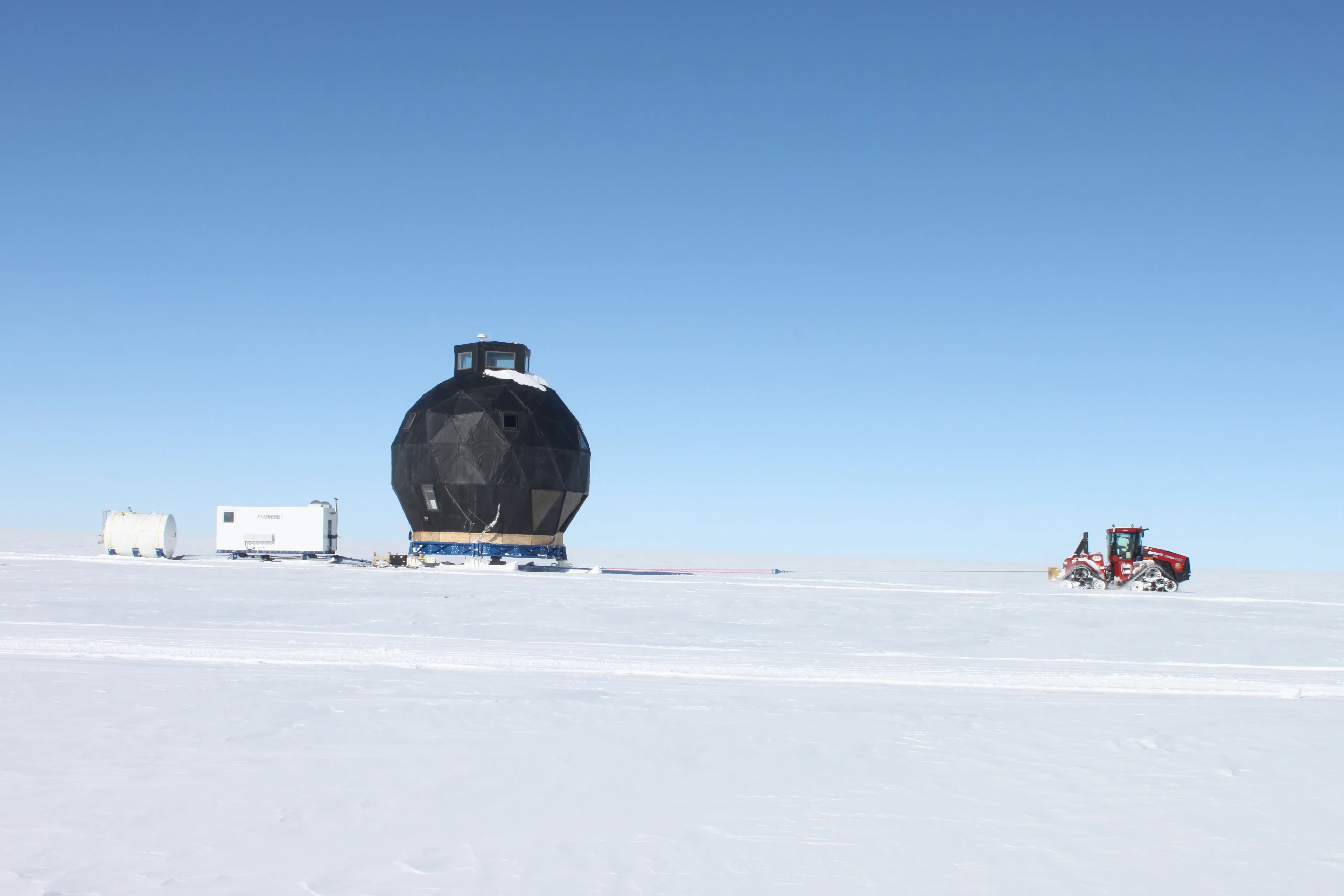 Pulling "the Dome" from NEEM to EastGRIP, Greenland