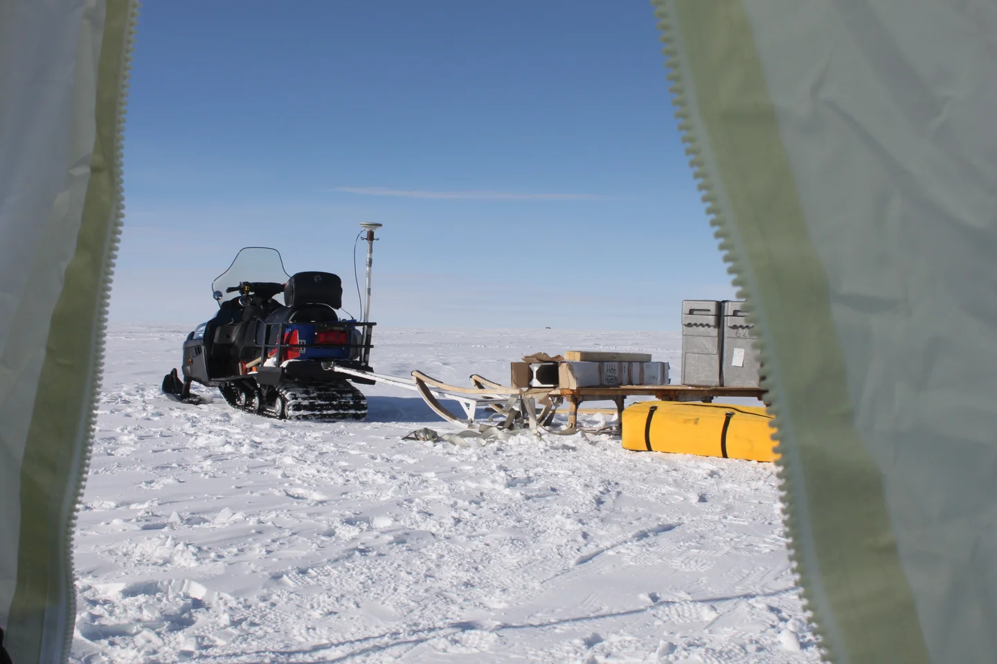 Break from field work in Northern Greenland