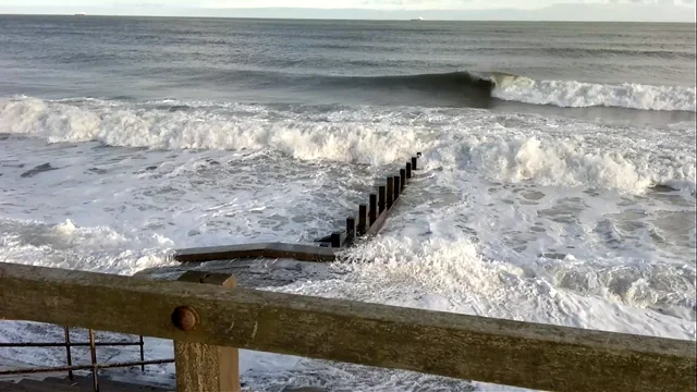 North Sea winter storm