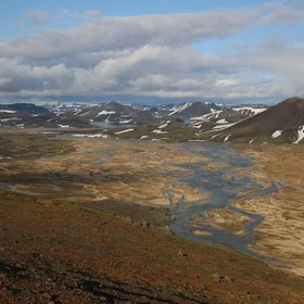 Active rivers: the braidplains of Landmannalaugar