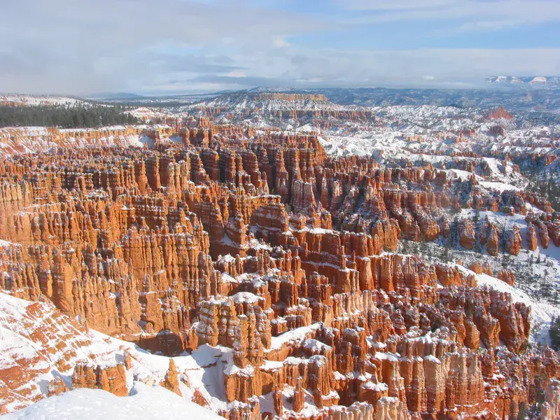 Bryce Canyon in winter