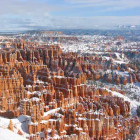 Bryce Canyon in winter