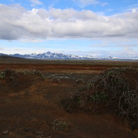Degraded soil landscape - Iceland