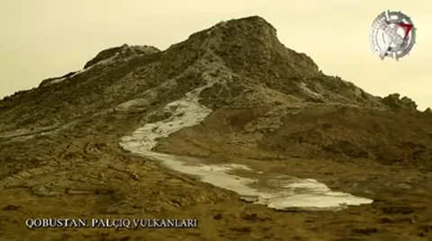 Mud volcano pumping in Azerbaijan