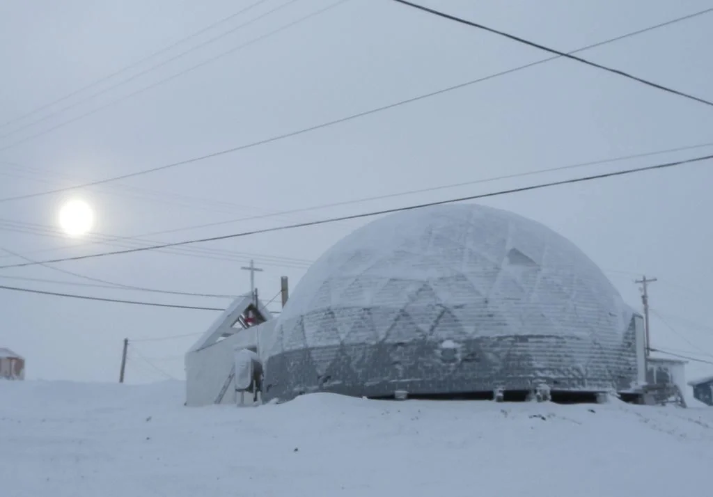 Sunday morning in the Arctic community