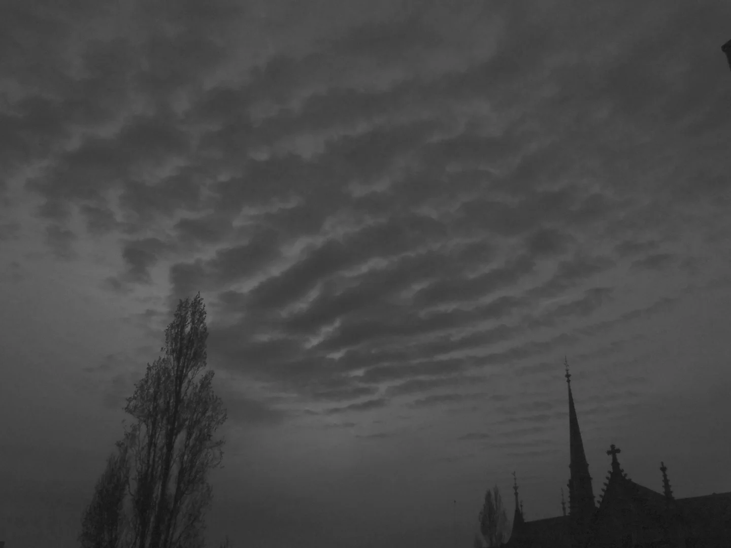 Ondas de Nuvem no Céu